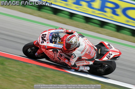 2010-06-26 Misano 4189 Carro - Superbike - Free Practice - Michel Fabrizio - Ducati 1098R
